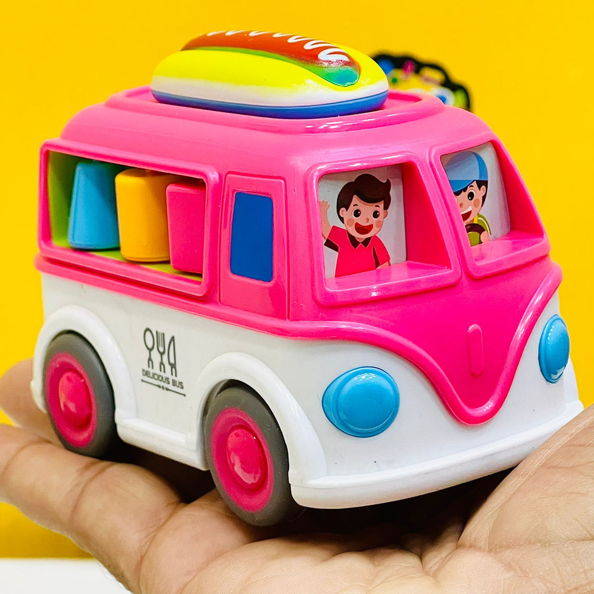 Friction Cartoon Bus Toy