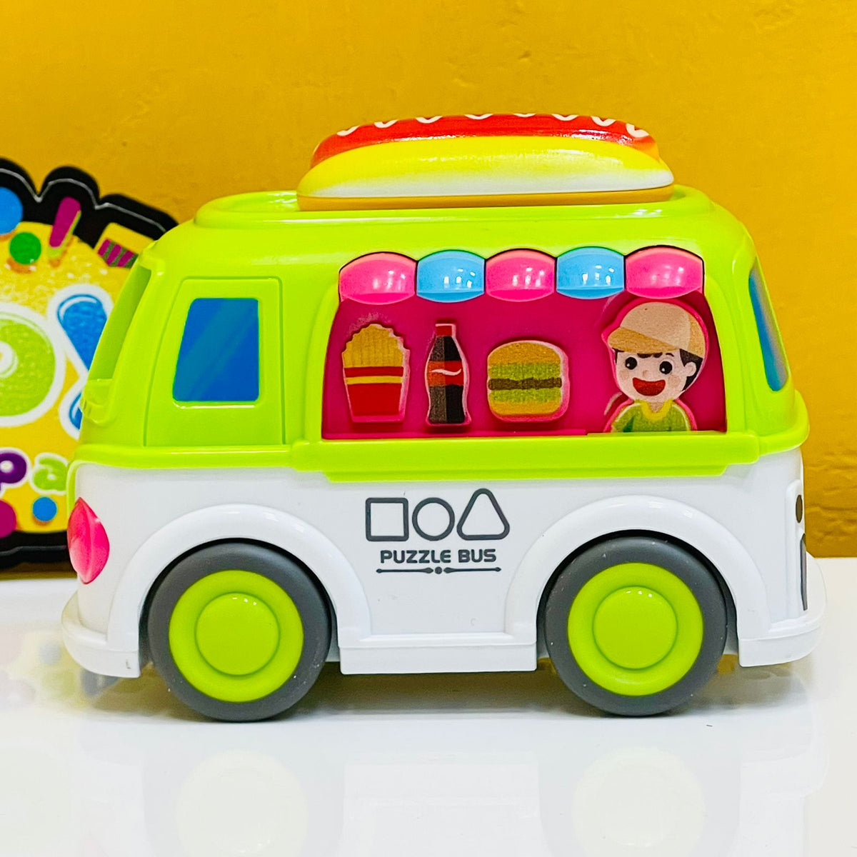 Friction Cartoon Bus Toy