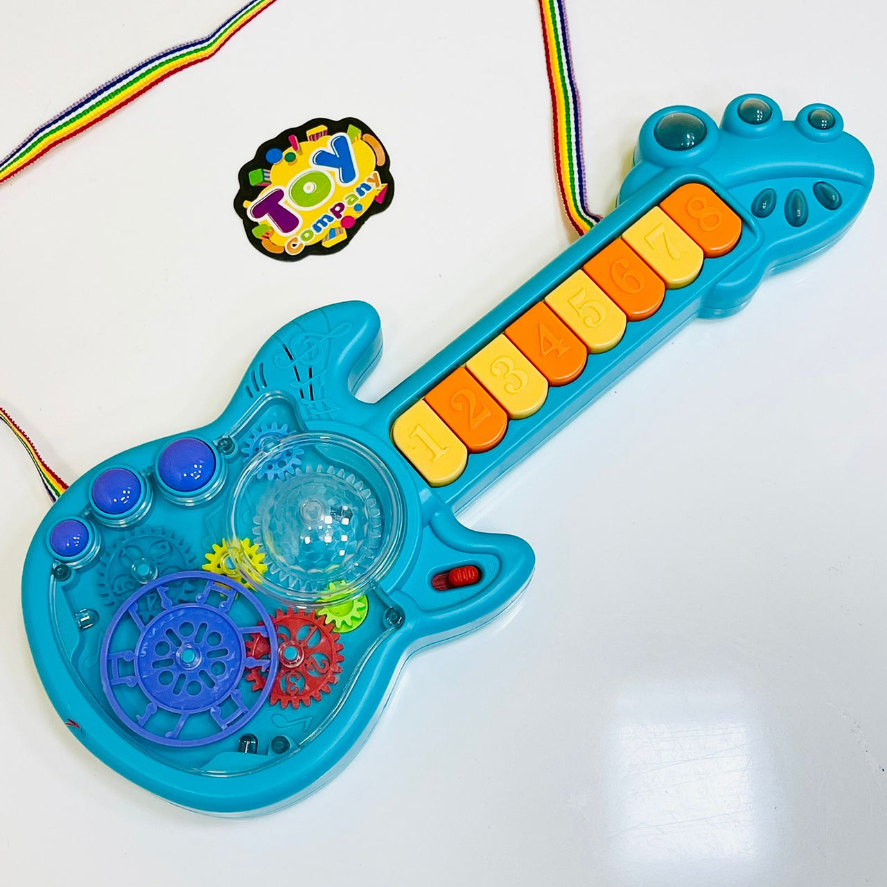 Musical Gear Guitar with Lights & Sound