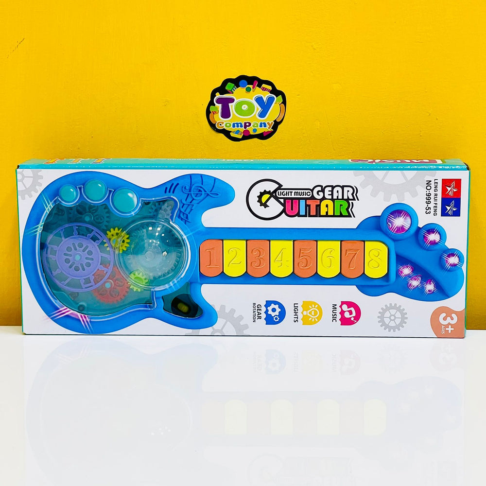 Musical Gear Guitar with Lights & Sound