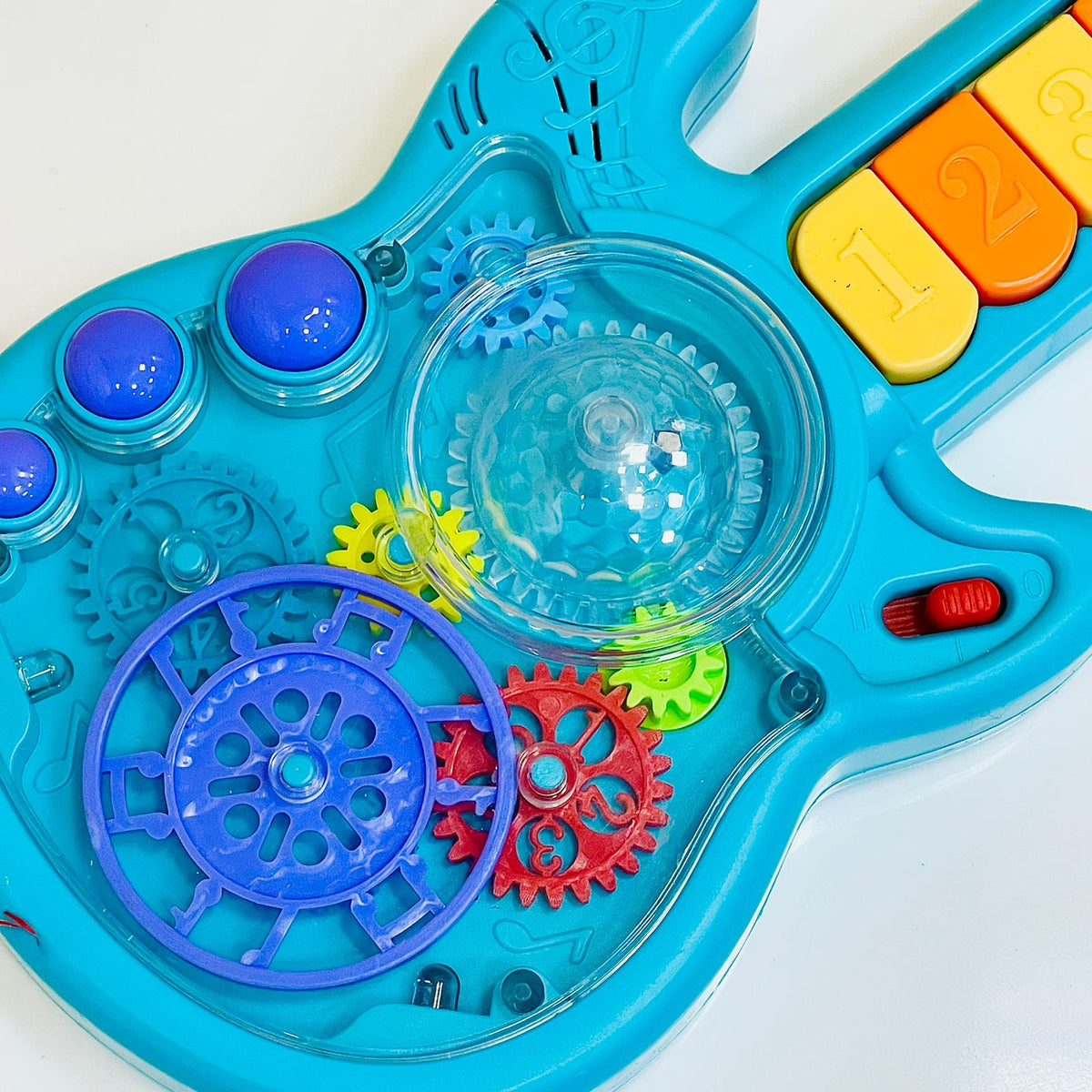 Musical Gear Guitar with Lights & Sound