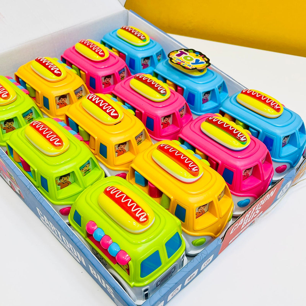 Friction Cartoon Bus Toy