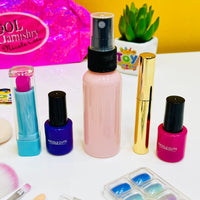 Pretend Play Cool Garnishy Makeup Set with Brushes & Nails