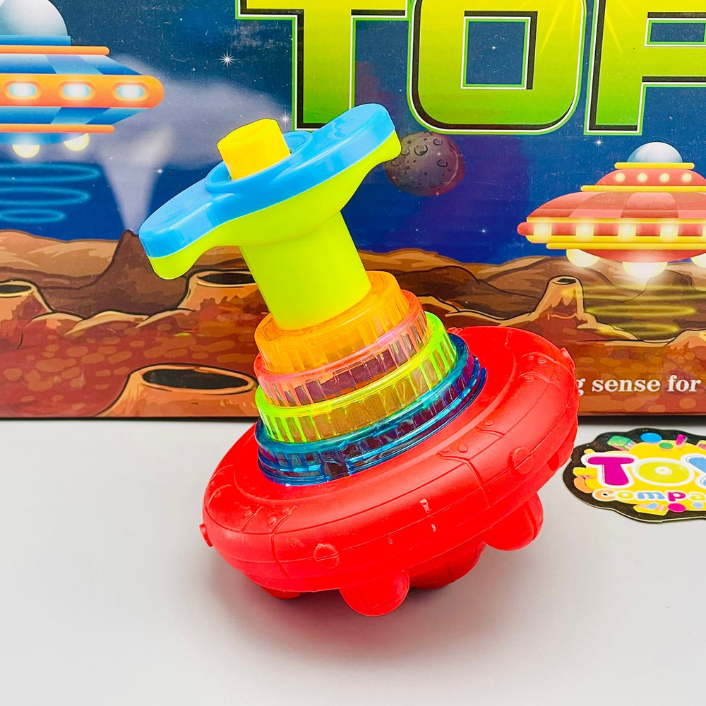 Colorful Spinning Top with Flash Light & Music