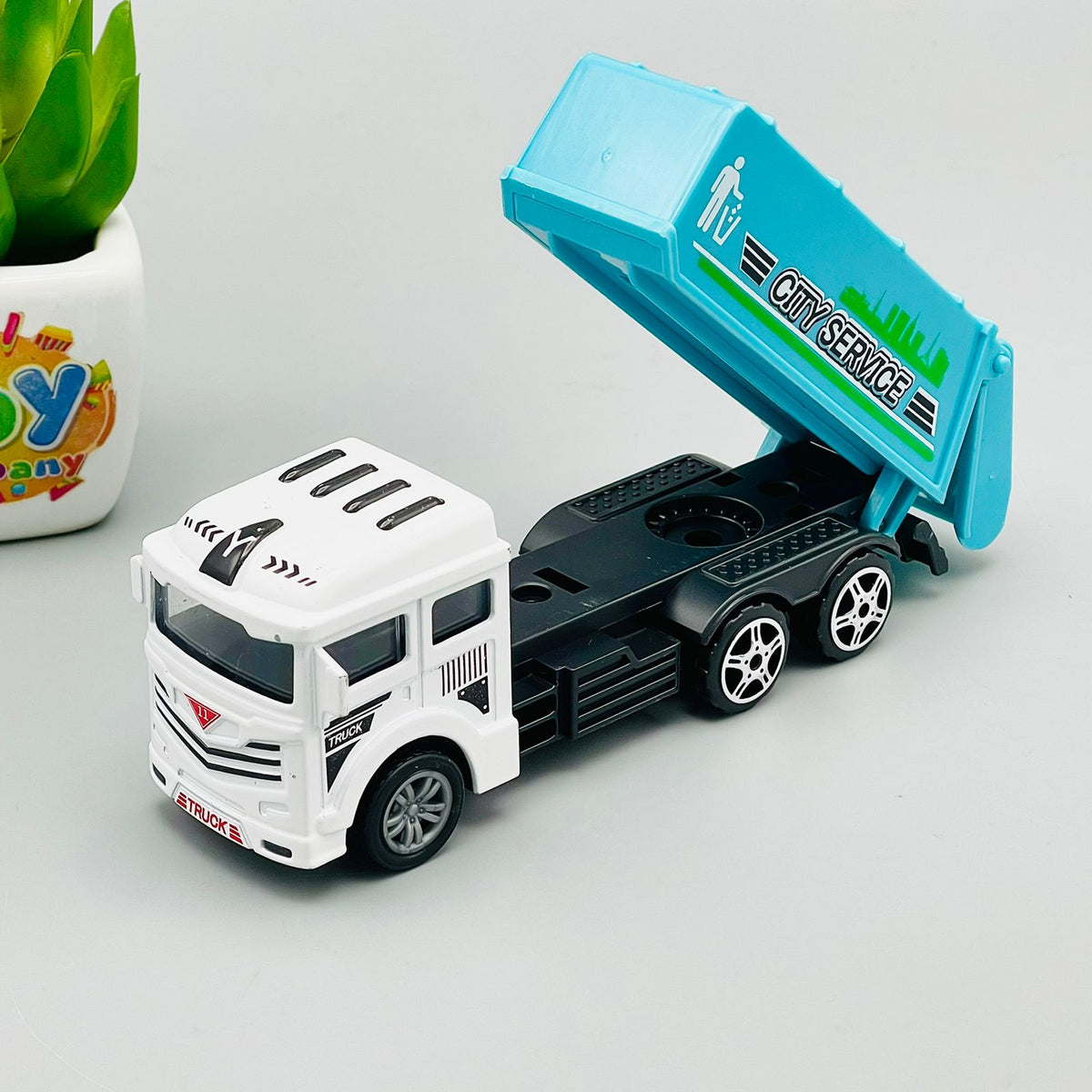 1pc Diecast Metal Construction Truck - Assortment