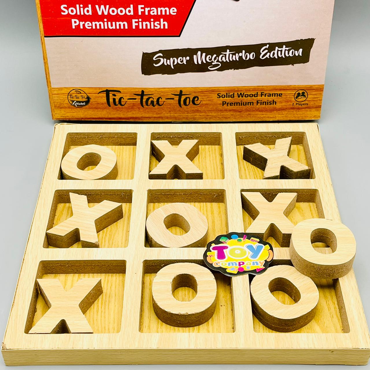 Tic Tac Toe Wooden Board Game