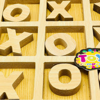 Tic Tac Toe Wooden Board Game