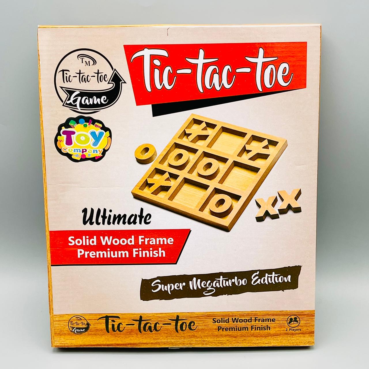 Tic Tac Toe Wooden Board Game