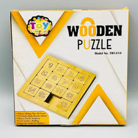 Wooden Number Puzzle Game