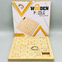 Wooden Number Puzzle Game (1-24)