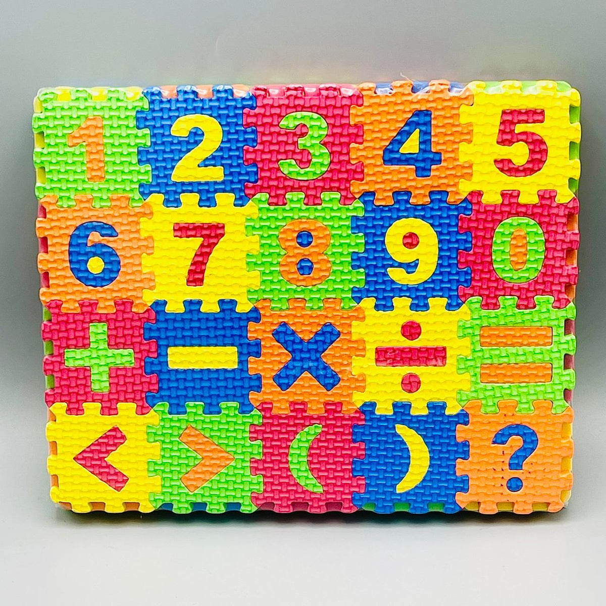 EVA Soft Puzzle Mat with Numbers & Mathematical Signs