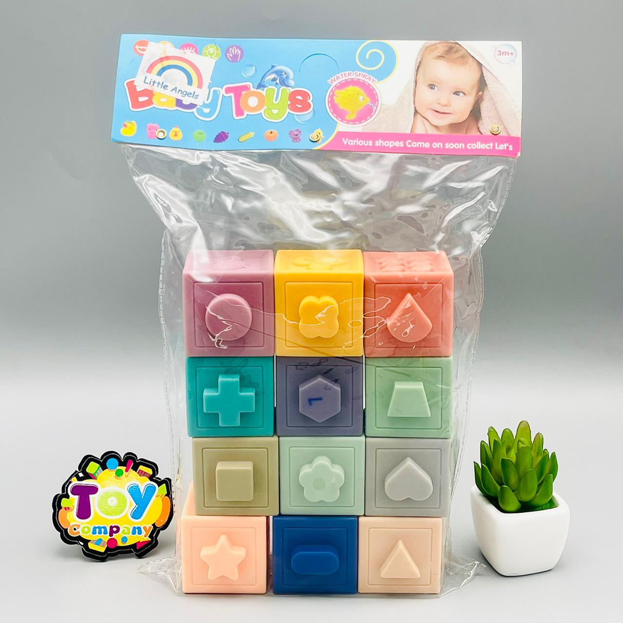 Soft Educational Building Blocks & Teether Toys