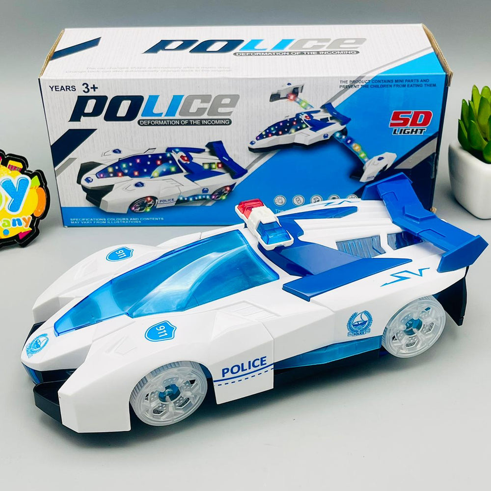 Deformation Police Car with Lights & Sound