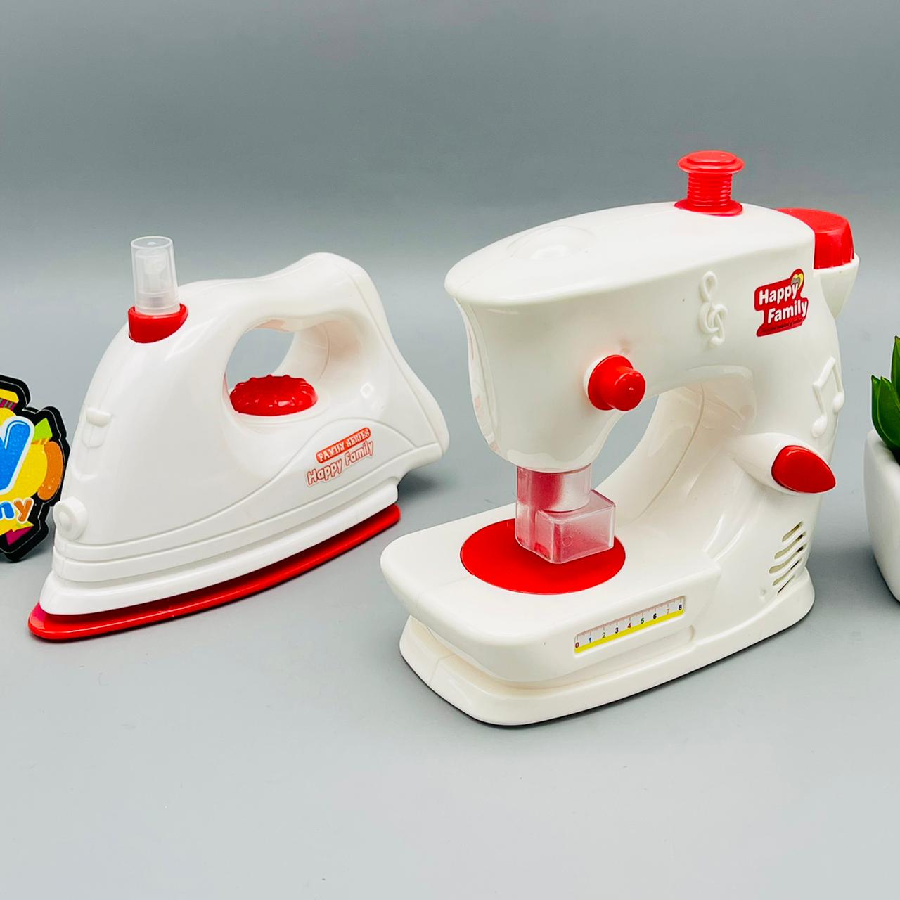Happy Family Sewing Machine & Iron Set