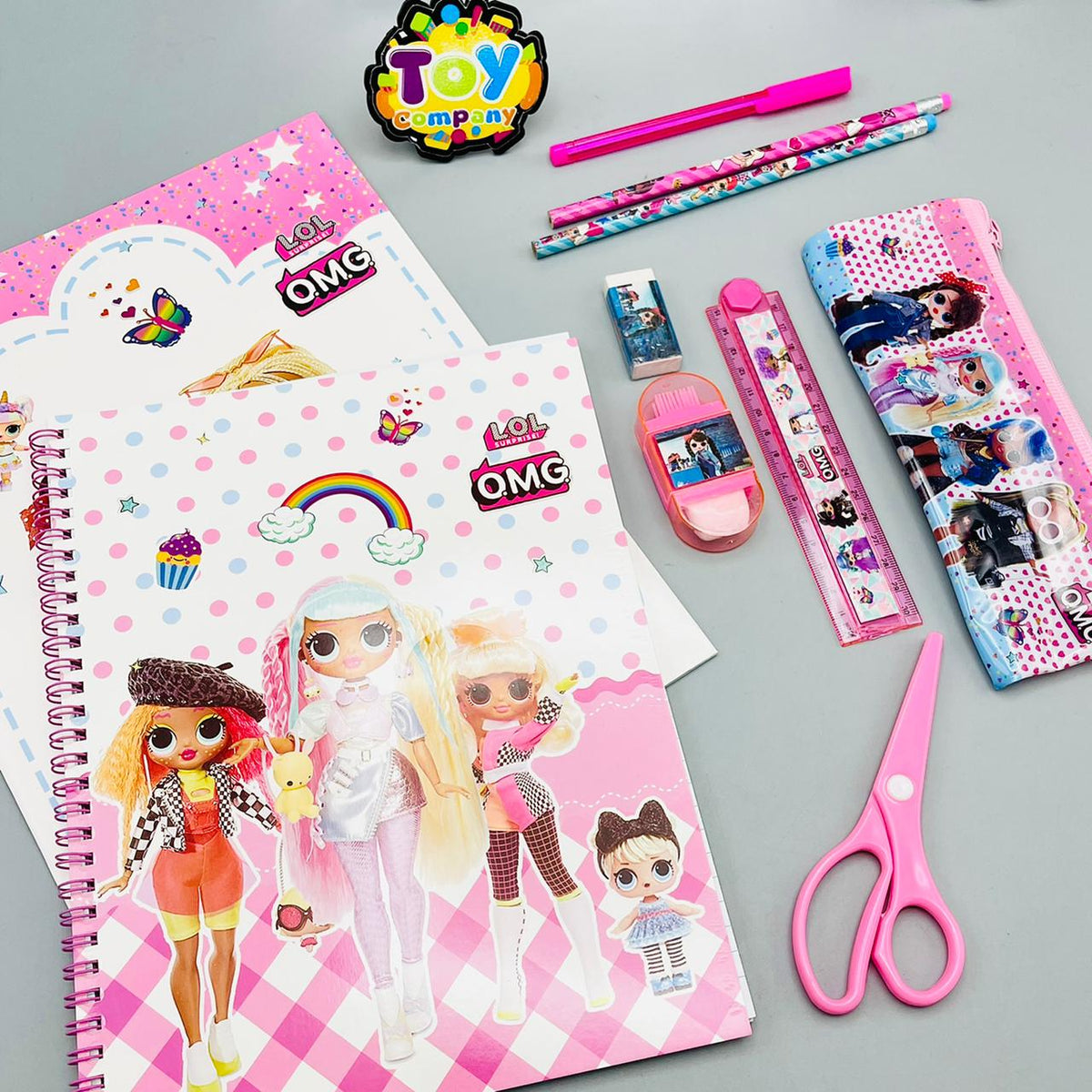 Stationery Gift Set For Girls with Notebook & File