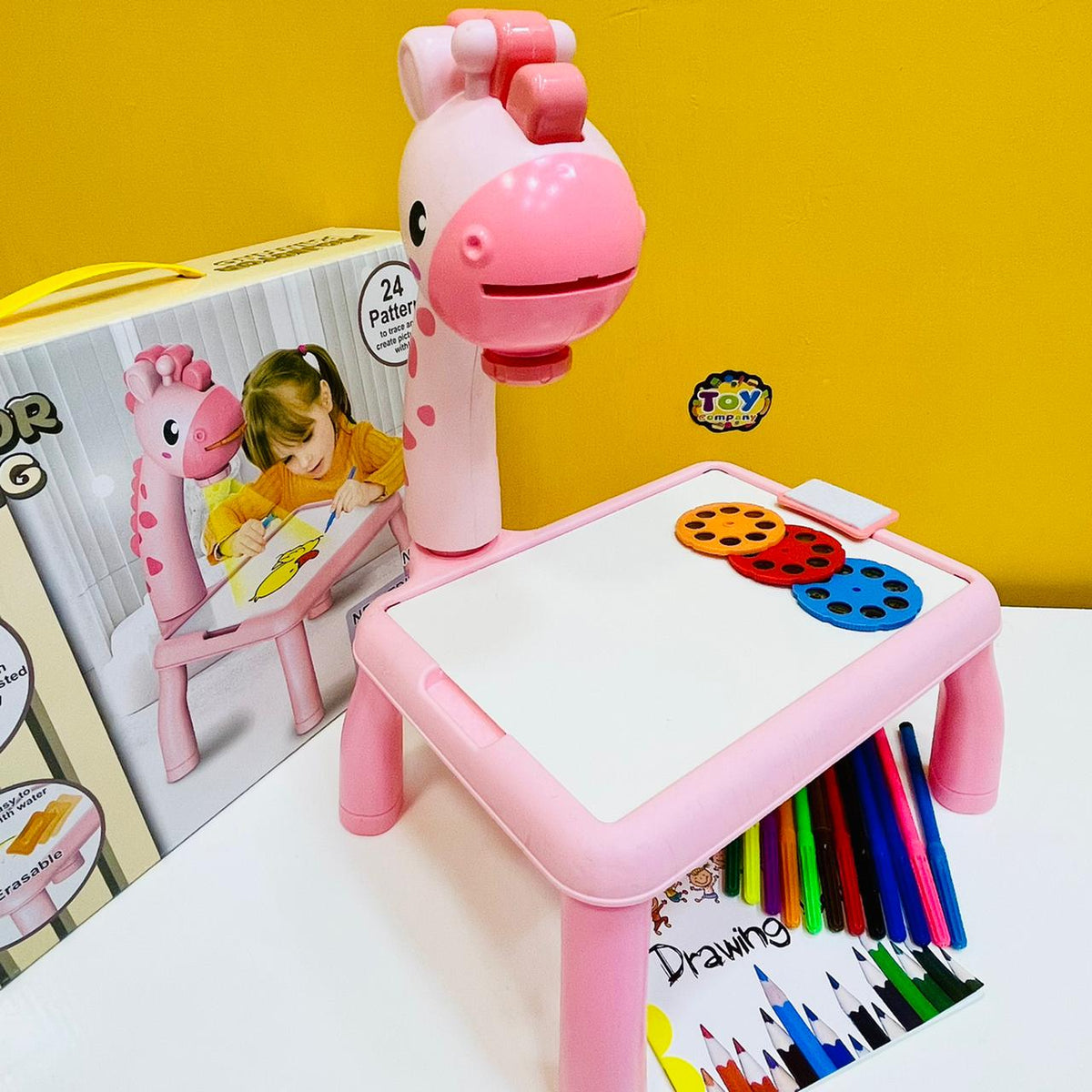 Giraffe Projection Painting Table