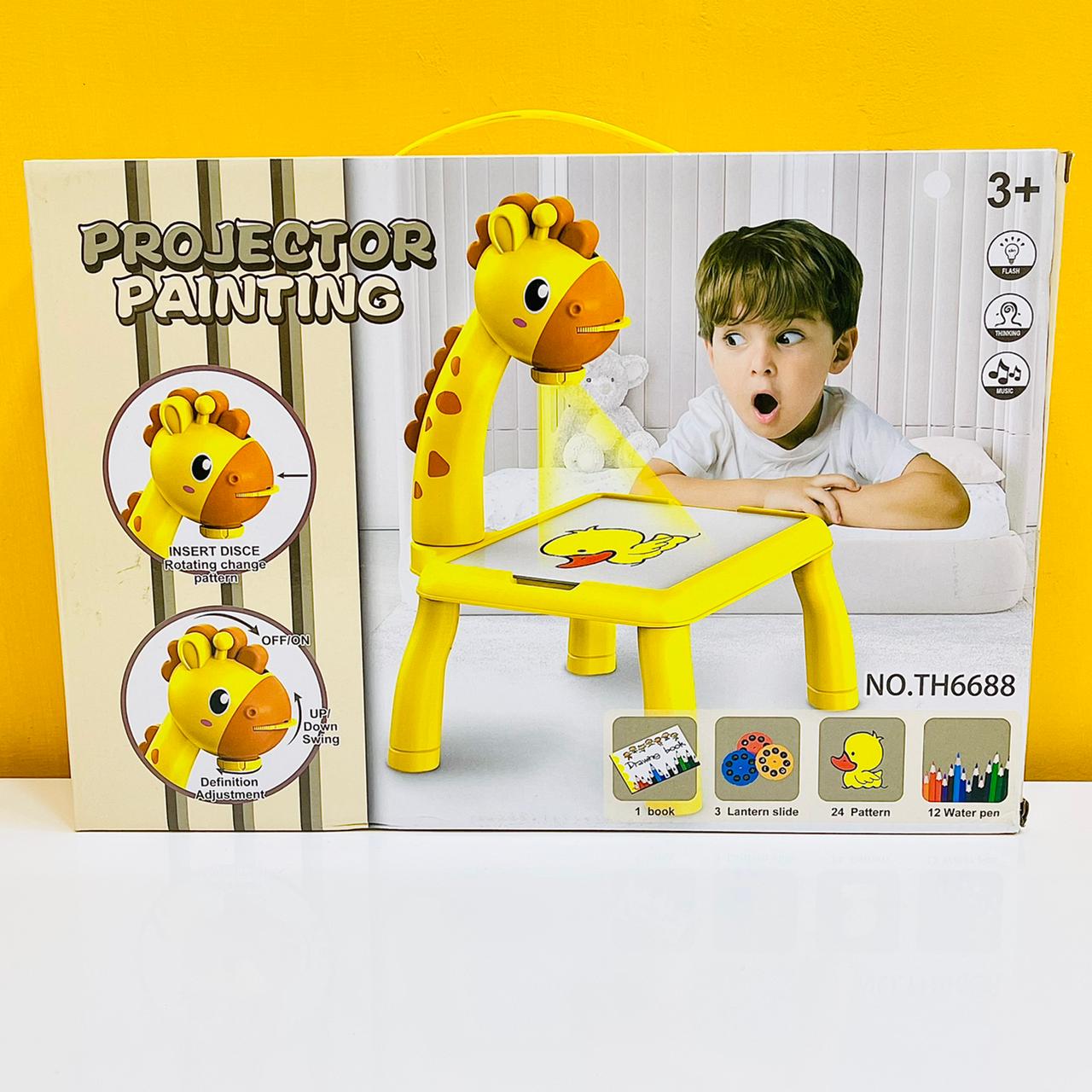 Giraffe Projection Painting Table