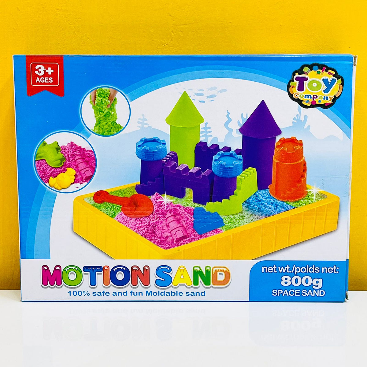 Kinetic Sand is 98% sand & 2% magic! Pull it, shape it & mold it to create incredible sand art.