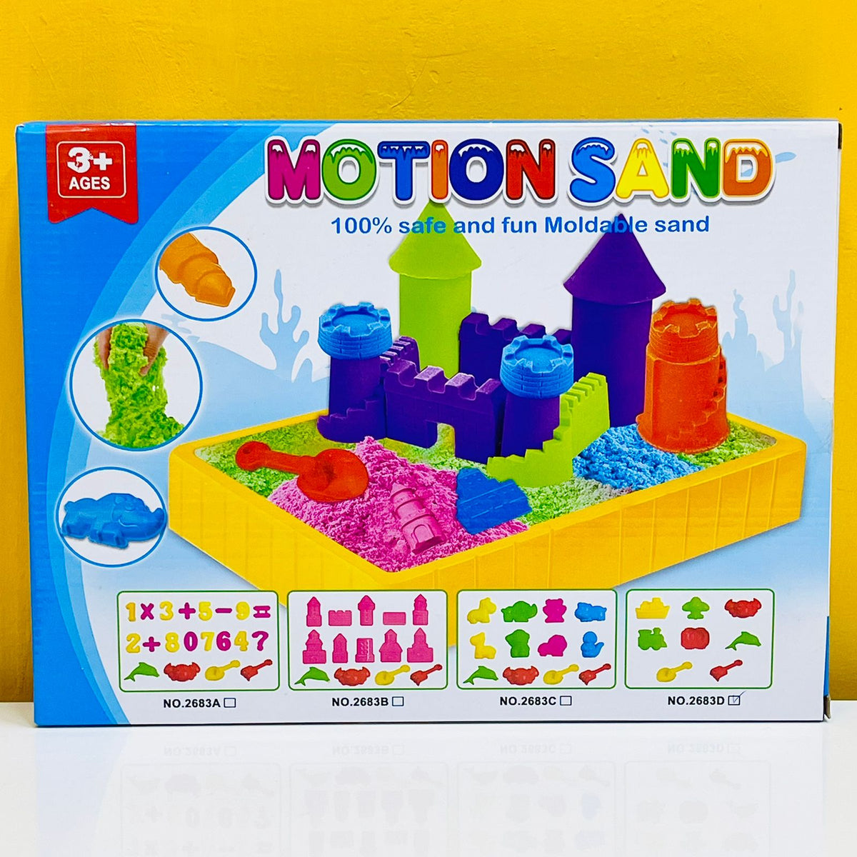 Kinetic Sand is 98% sand & 2% magic! Pull it, shape it & mold it to create incredible sand art.