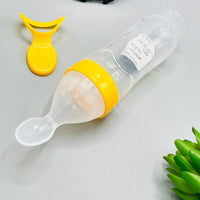 240ml Smart Silicone Baby Feeding Bottle