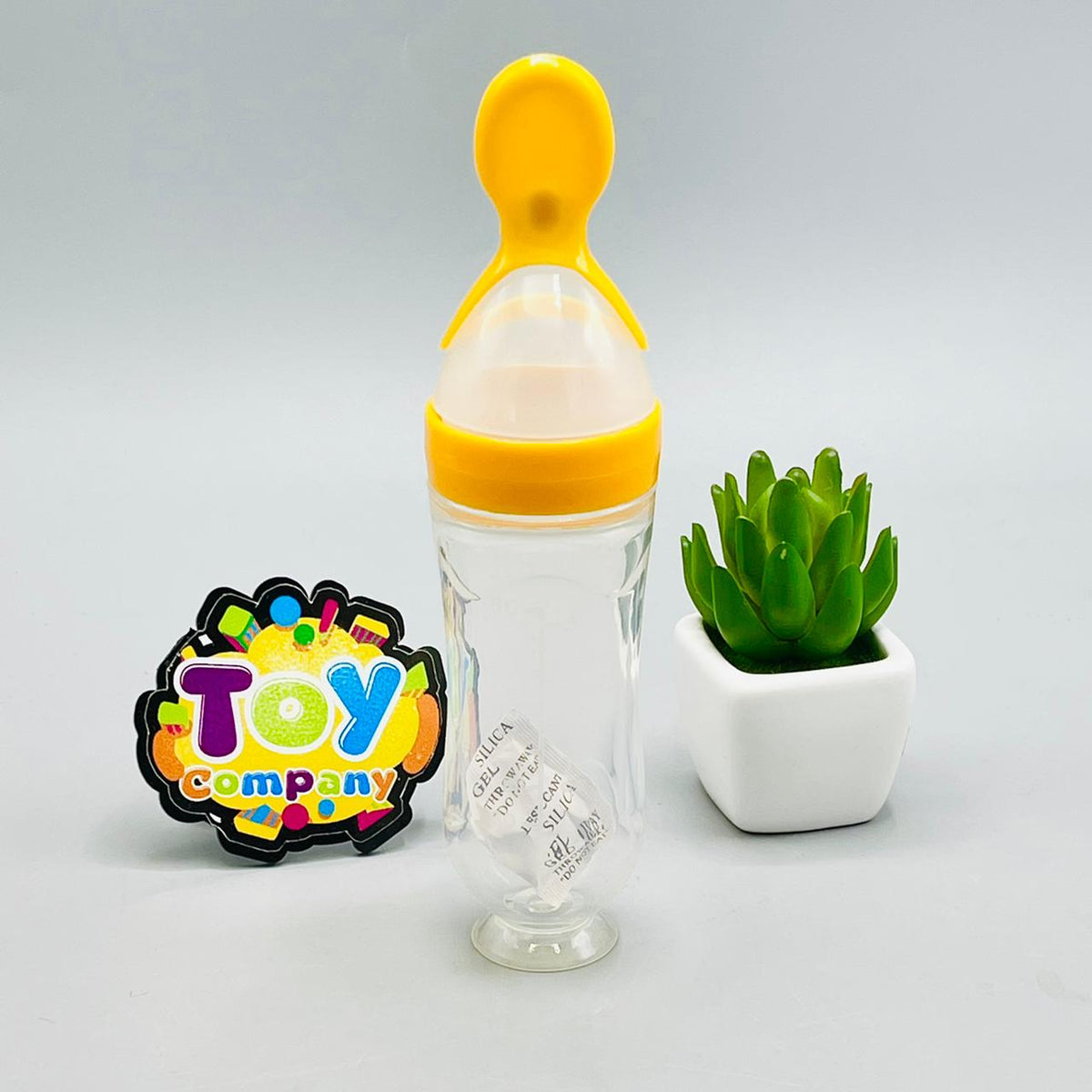 240ml Smart Silicone Baby Feeding Bottle