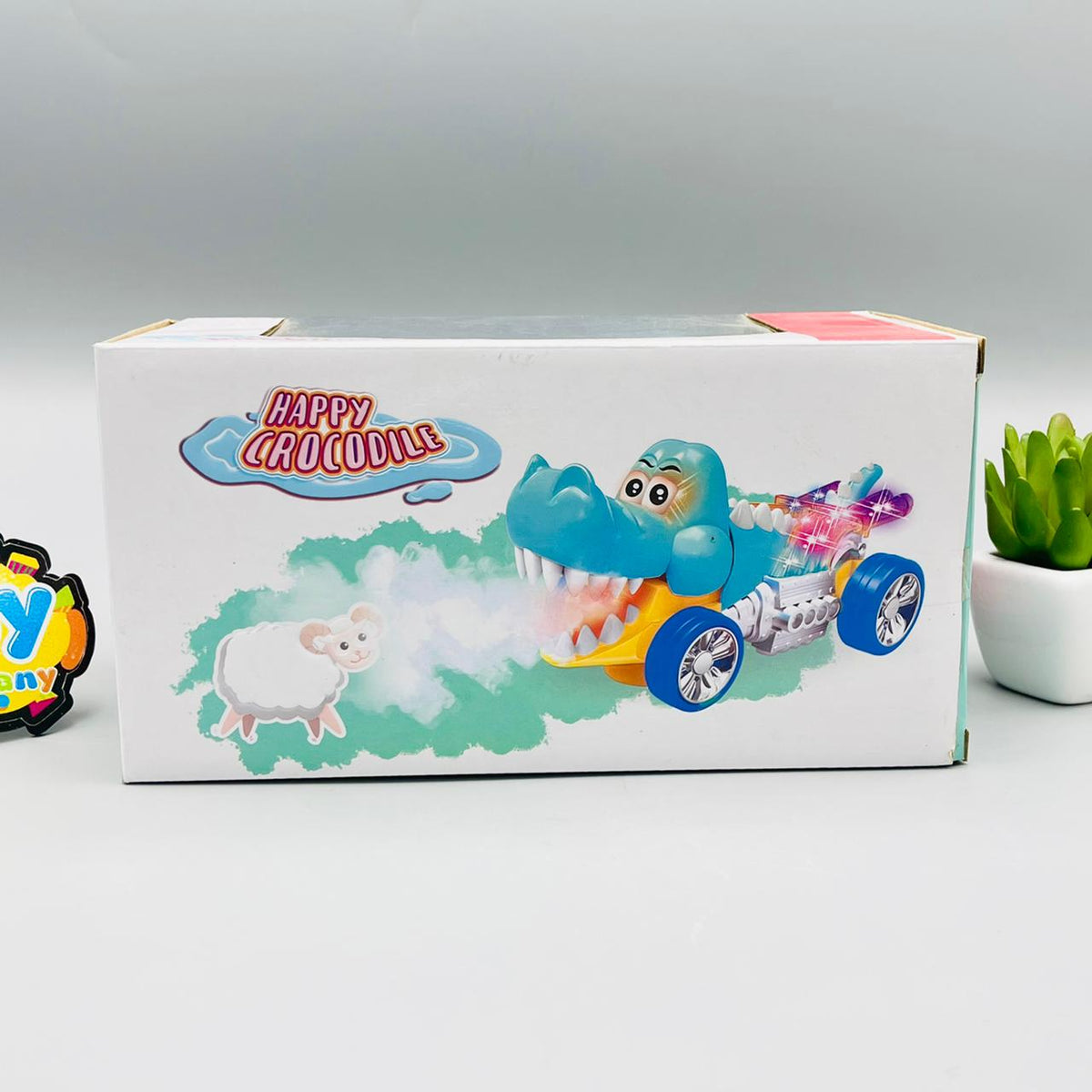 Happy Crocodile Water Spray Car