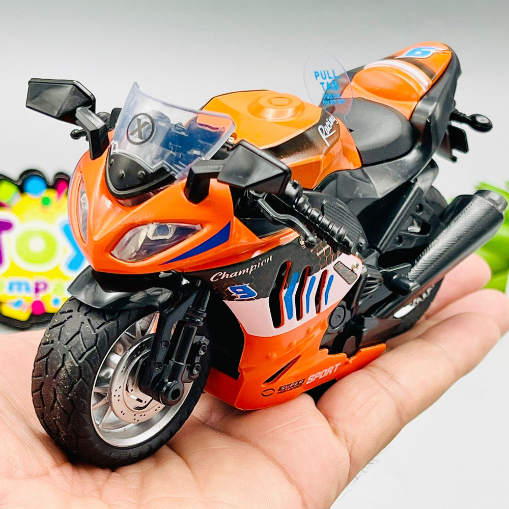 1:12 Classic Diecast Metal Moto Bike