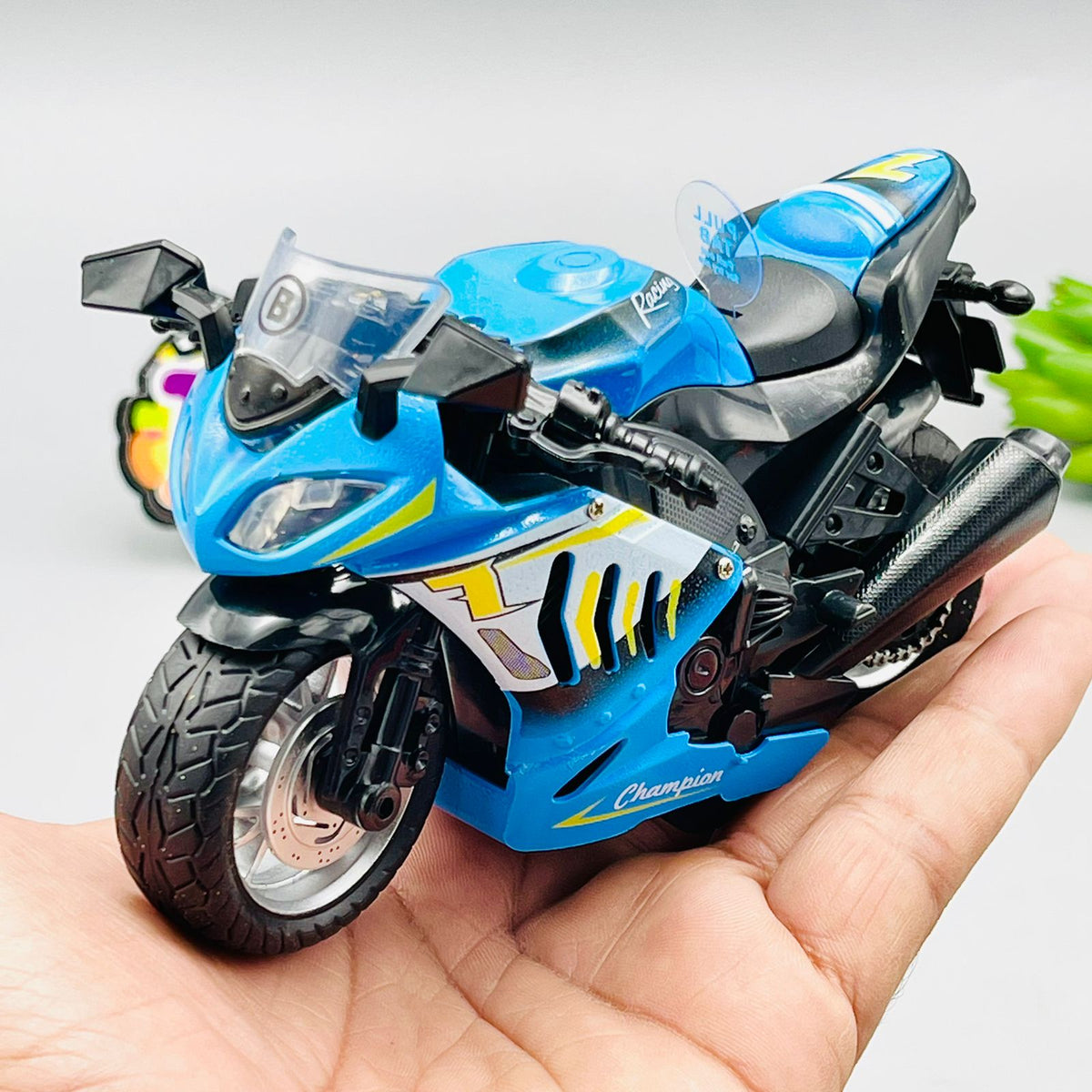 1:12 Classic Diecast Metal Moto Bike