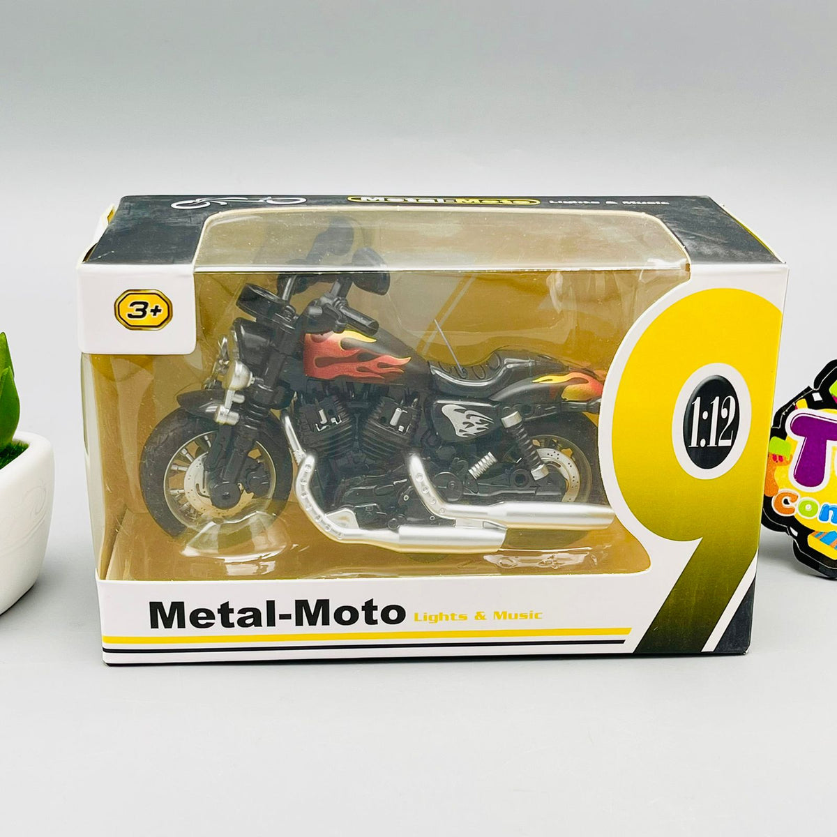 1:12 Classic Diecast Metal Bike