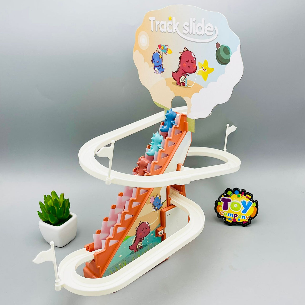 Premium Dinosaur Chase & Race Track - Large