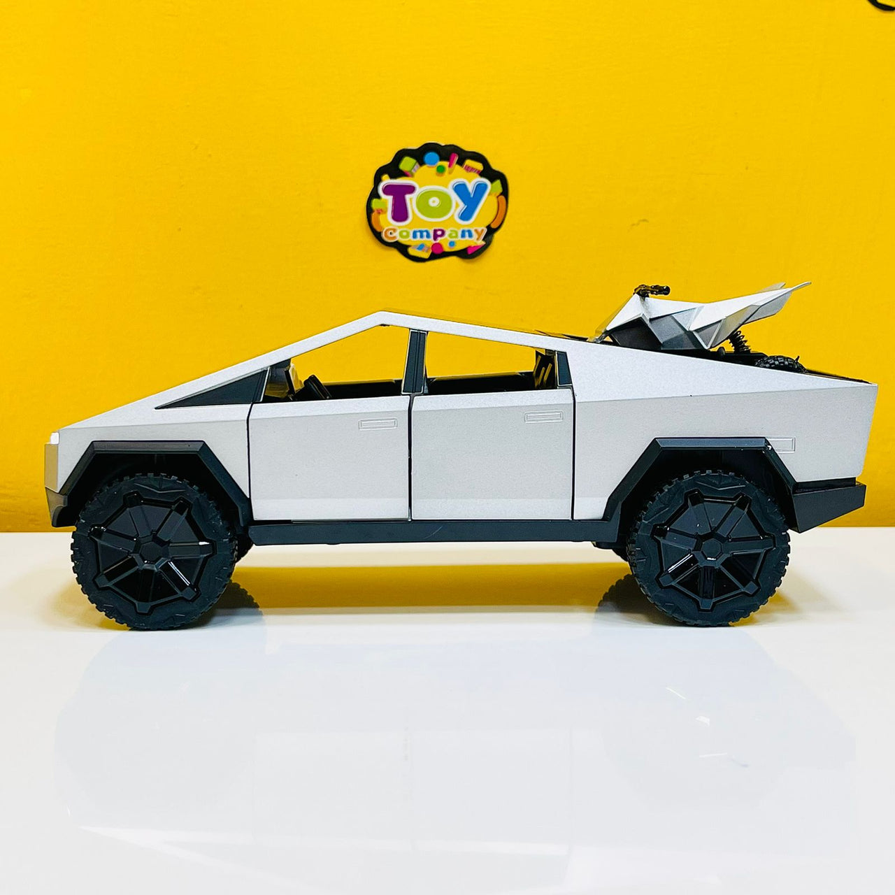 1:24 Diecast Tesla Pickup Truck with Quad Bike