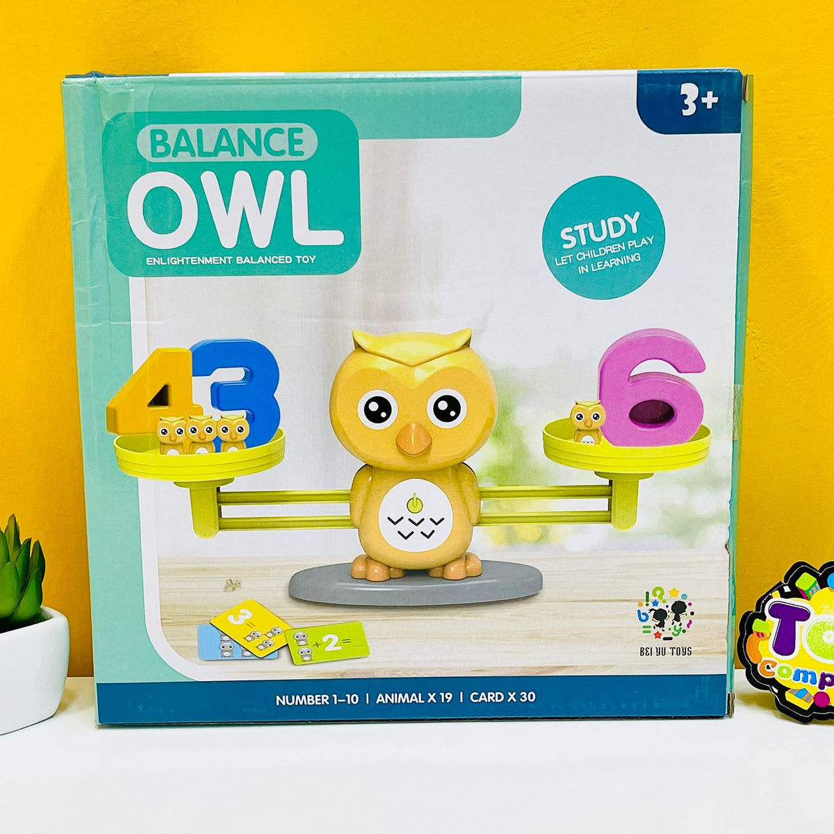 Mathematical Owl Balance Scale