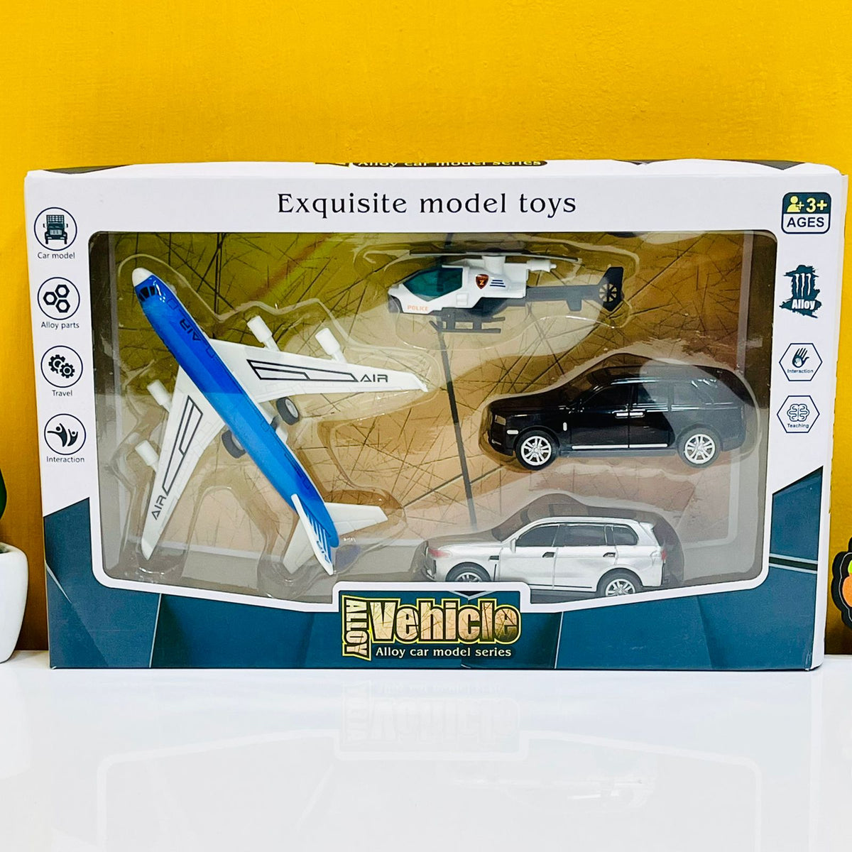 Alloy Diecast Vehicles - Pack of 4