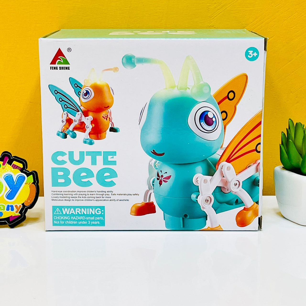 Cute Bee Crawling Toy with Lights & Sound