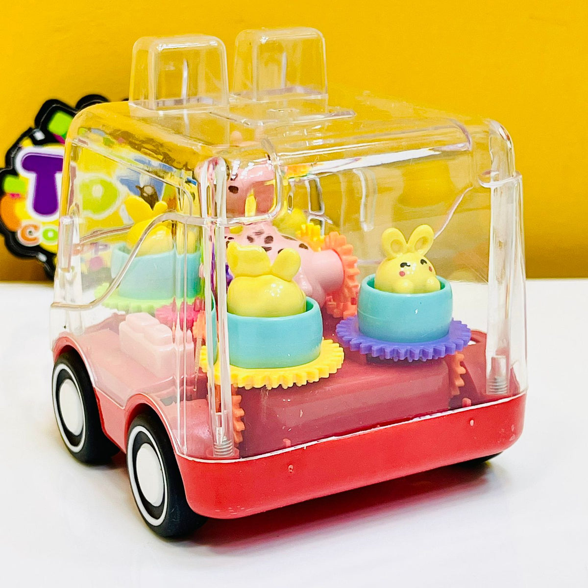 Transparent Inertia Baby Gear Car - Assortment