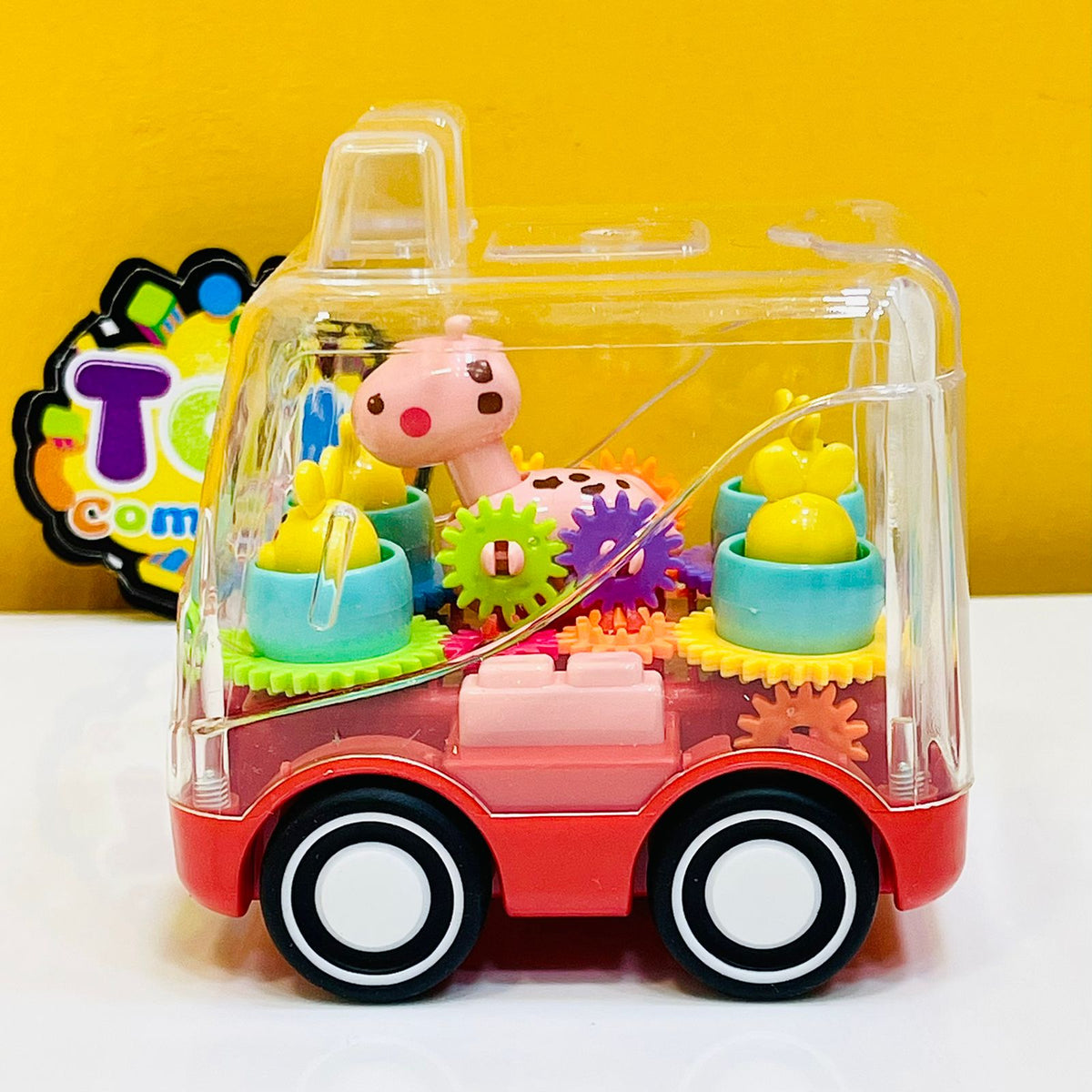 Transparent Inertia Baby Gear Car - Assortment