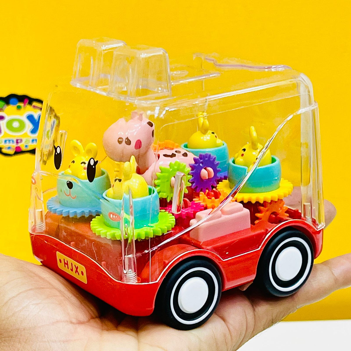 Transparent Inertia Baby Gear Car - Assortment