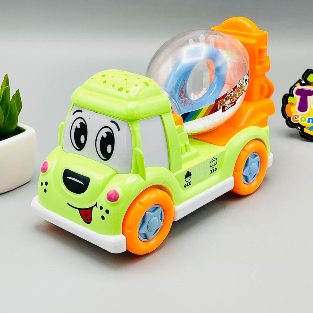 Cartoon Truck Toy with Light and Music