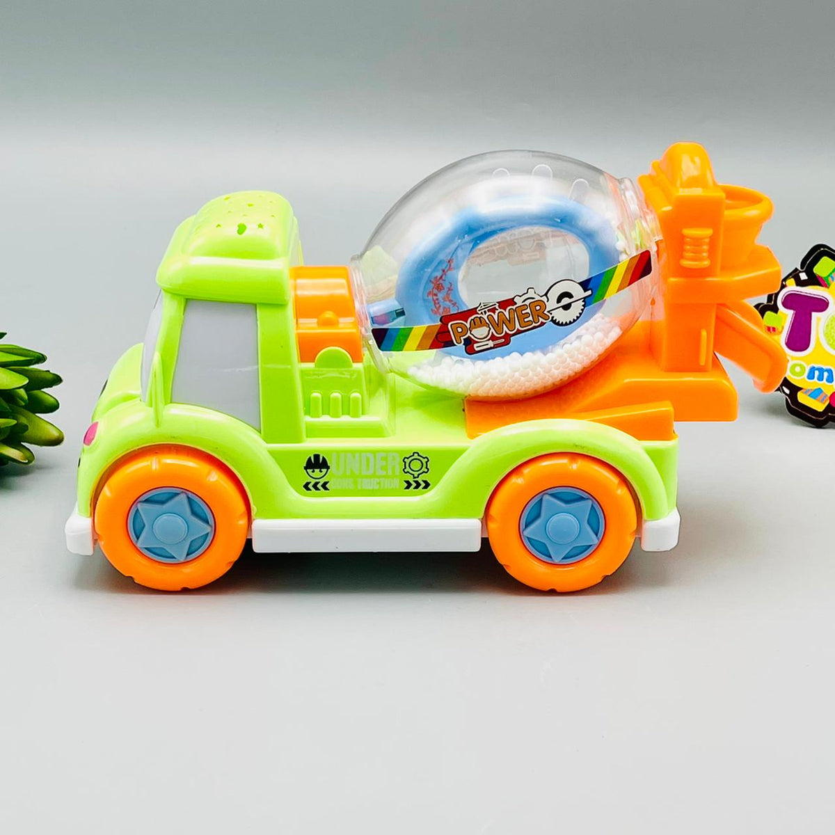 Cartoon Truck Toy with Light and Music