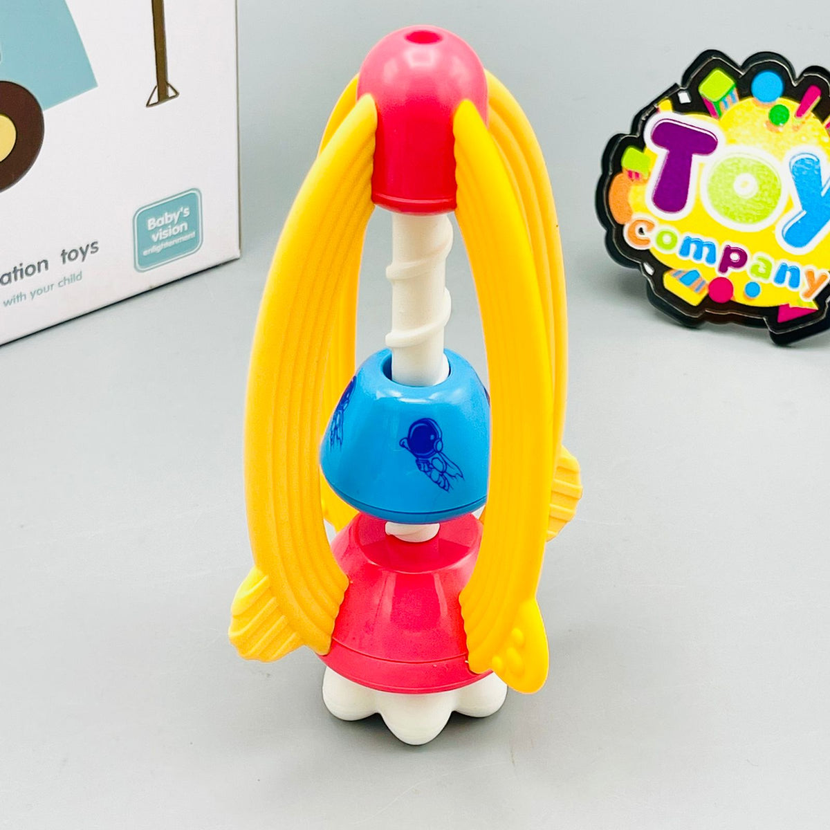 5 Pcs Premium Vehicles Shape Rattles & Teather