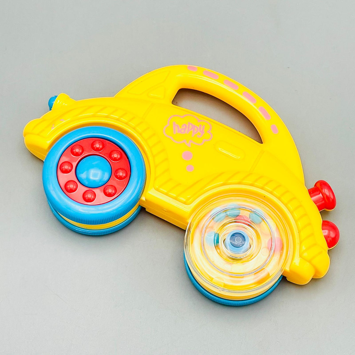 5 Pcs Premium Vehicles Shape Rattles & Teather