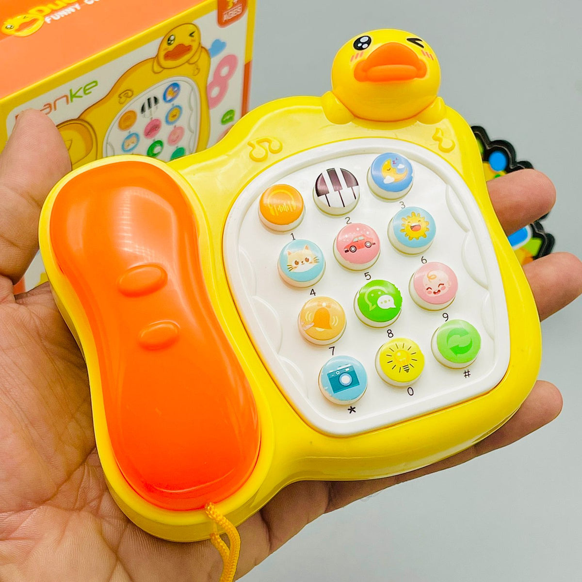 Mini Musical Duck Phone Toy