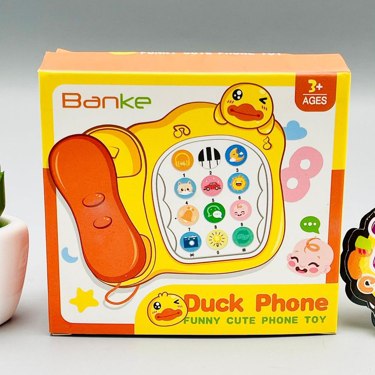 Mini Musical Duck Phone Toy