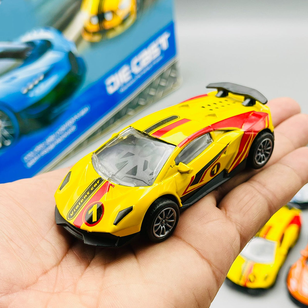 Diecast 1:43 Scale Pack of 10 Metal Cars