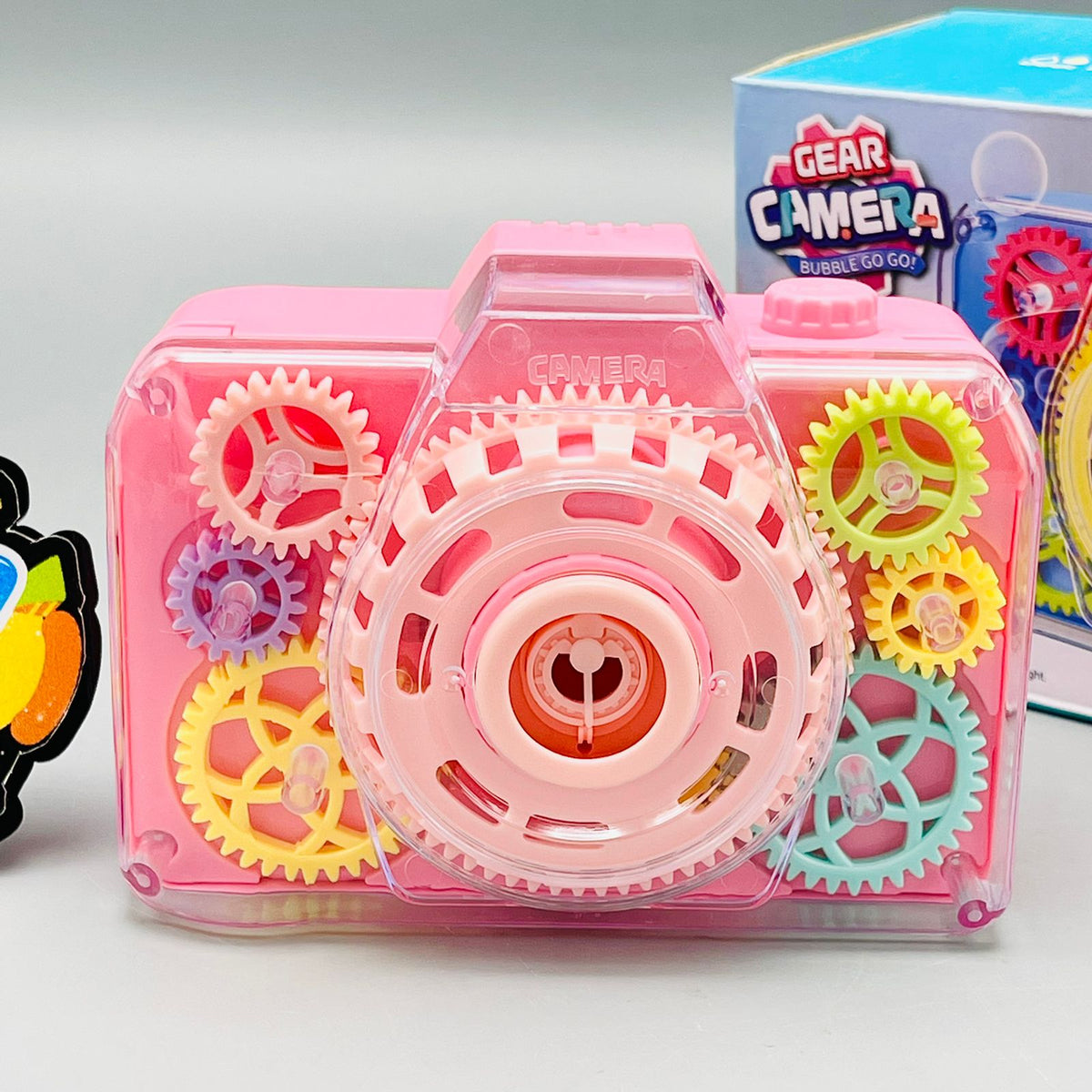 Gear Transparent Bubble Camera Toy