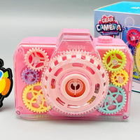 Gear Transparent Bubble Camera Toy