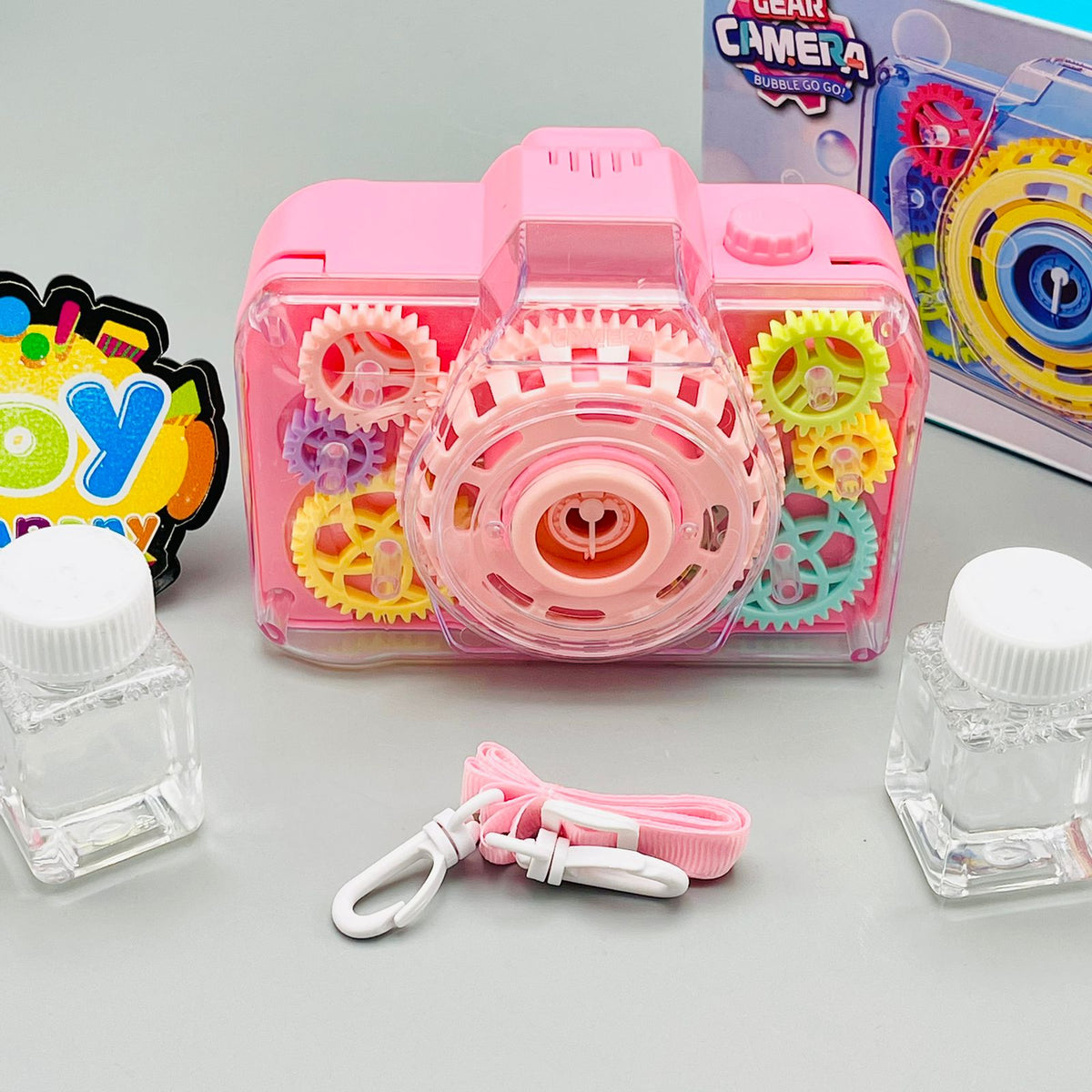 Gear Transparent Bubble Camera Toy