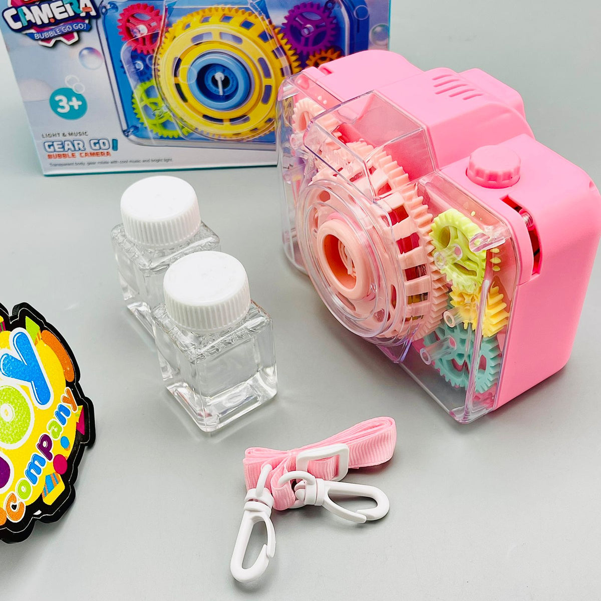 Gear Transparent Bubble Camera Toy