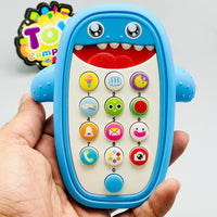 Shark Baby Phone with Silicone Teether Cover