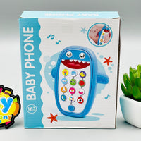 Shark Baby Phone with Silicone Teether Cover